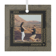 Elegant Moderne kerstparfoto