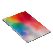 Elegant moderne kleurrijke Abstracte lege Sjabloon Notitieboek (Rechterzijde)