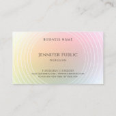 Elegant moderne kleurrijke Sjabloon Professional Visitekaartje (Achterkant)