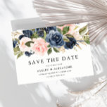 Elegant moderne marine & Blush All Seasons Wedding Save The Date<br><div class="desc">Elegant moderne marine & Blush All Seasons Wedding Save the Date Bekijk onze winkel voor de passende uitnodiging,  RSVP en meer</div>
