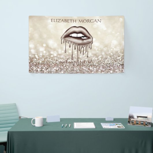 Elegant moderne metalen druppelaar, keh spandoek (Beurs)