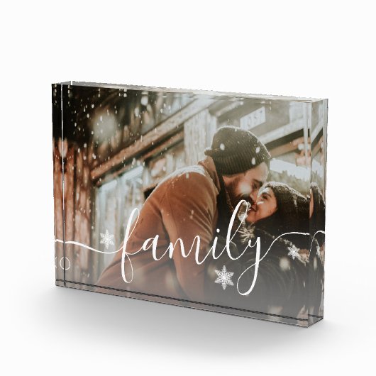 Elegant moderne, minimale aangepaste familiefoto fotoblokken (Rechts)
