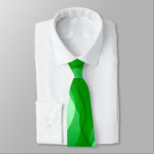 Elegant Moderne Minimale Groene Kleur Stropdas (Gebonden)