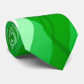 Elegant Moderne Minimale Groene Kleur Stropdas (Opgerold)