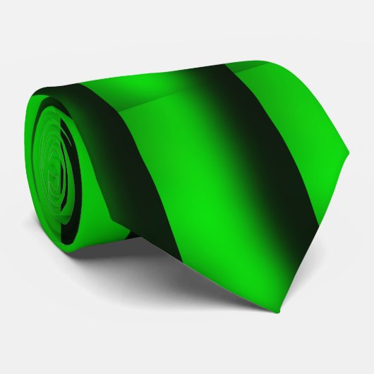 Elegant Moderne Minimale Groene Kleur Stropdas (Opgerold)