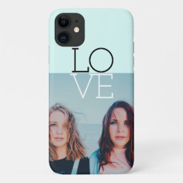 Elegant moderne, minimale persoonlijke liefdesfoto Case-Mate iPhone case