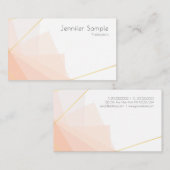 Elegant Moderne Minimale Professionele Sjabloon Visitekaartje (Voorkant / Achterkant)