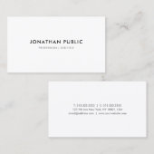 Elegant Moderne Minimale Professionele Sjabloon Visitekaartje (Voorkant / Achterkant)