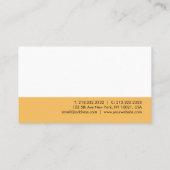 Elegant Moderne Minimale Sjabloon Professional Visitekaartje (Achterkant)