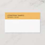 Elegant Moderne Minimale Sjabloon Professional Visitekaartje (Voorkant)