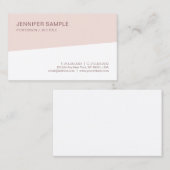 Elegant Moderne Minimale Sjabloon Professional Visitekaartje (Voorkant / Achterkant)