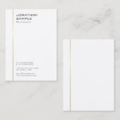 Elegant Moderne Minimalistische Professionele Sjab Visitekaartje (Voorkant / Achterkant)