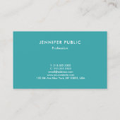 Elegant Moderne Minimalistische Sjabloon Trend Col Visitekaartje (Achterkant)