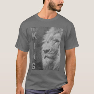 Elegant Moderne Pop Art Lion Head Sjabloon Mannen T-shirt