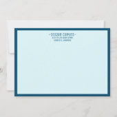 Elegant Moderne Professionele Sjabloon met Grens Kaart (Voorkant)