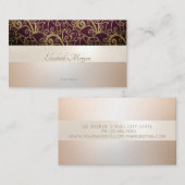 Elegant moderne professionele zwemmen luchtig visitekaartje (Voorkant / Achterkant)