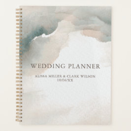 Elegant moderne Waterverf artistiek Abstract Planner