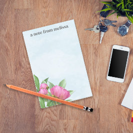 Elegant moderne Waterverf roze pinda's Post-it® Notes