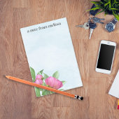 Elegant moderne Waterverf roze pinda's Post-it® Notes