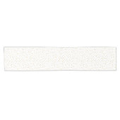 Elegant moderne witte en goudConfetti Stippen Korte Tafelloper (Horizontaal)