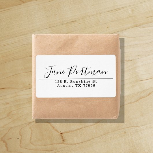 Elegant Modernity | Scheepvaart met kalligrafie Etiket