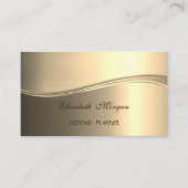 Elegant Modrn Luxury Gold Visitekaartje (Voorkant)