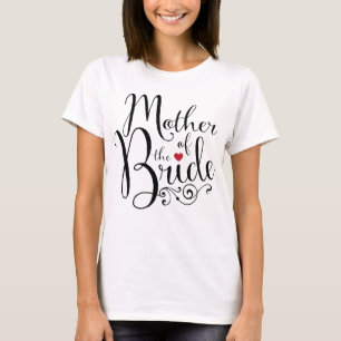 Elegant moeder van Bride T-shirt