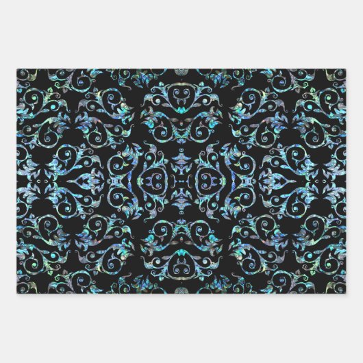 Elegant moeder van Pearl Motif Inpakpapier Vel (Voorkant 3)