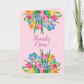 Elegant Moederdag Floral Kaart (Voorkant)