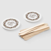 Elegant Moederdag Floral Wreath | Hand Fan Handwaaier (Niet-gemonteerd)