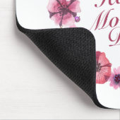Elegant Moederdag Floral Wreath Mousepad Muismat (Hoek)