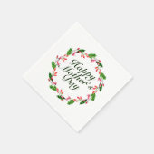 Elegant Moederdag Floral Wreath | Napkin Servetten (Hoek)