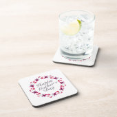 Elegant Moederdag Floral Wreath | ONDERZETTER (Rechterzijde)