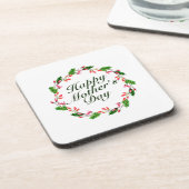 Elegant Moederdag Floral Wreath | ONDERZETTER (Linkerzijde)