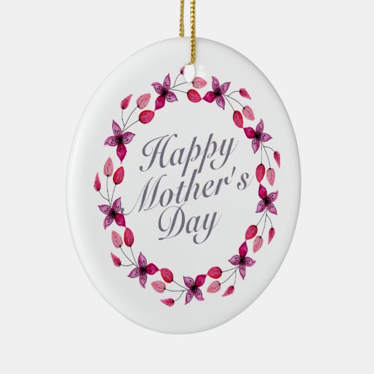 Elegant Moederdag Floral Wreath | ORNAMENT (Rechts)