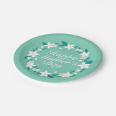 Elegant Moederdag Floral Wreath | Papieren Bord (Gekanteld)