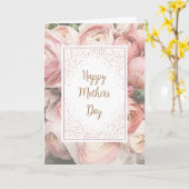 Elegant-Moederdag kaart (Gele Bloem)