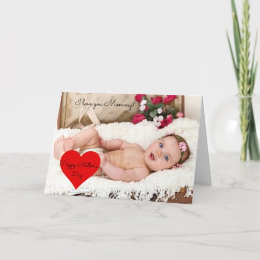 Elegant moederdag kaart (Voorkant)