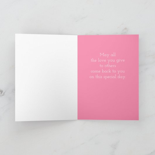 Elegant Moederdag Kaart (Binnen)