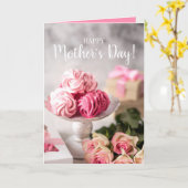 Elegant Moederdag Kaart (Gele Bloem)