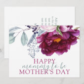 Elegant Moederdag mama om Floral te zijn (Voorkant / Achterkant)