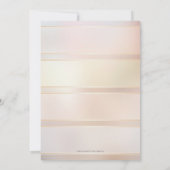 Elegant Moederdag Tea Party Invitation Kaart (Achterkant)