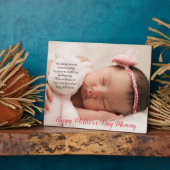 Elegant Moederdag uit Baby Fotoplaat (Zijkant)
