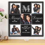 Elegant MOM 5 Photo Collage Monogram Unique Mam Canvas Afdruk<br><div class="desc">Verrassend mam deze moederdag met een gepersonaliseerd 5 foto-uniek moedergedicht en monogram canvas. "Altijd mijn moeder, voor altijd mijn vriend" Personaliseer dit mam canvas met favoriete foto's, berichten en namen... Bezoek ons collectie voor de beste mama moederdag en persoonlijke mam cadeaus. COPYRIGHT © 2022 Judy Burrows, Black Dog Art -...</div>