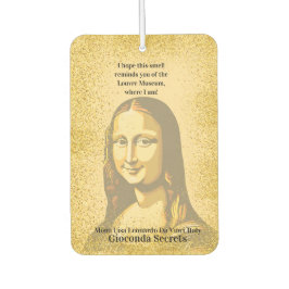 Elegant Mona Lisa Gioconda Leonardo Da Vinci Art Luchtverfrisser