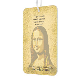 Elegant Mona Lisa Gioconda Leonardo Da Vinci Art Luchtverfrisser