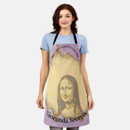 Elegant Mona Lisa Gioconda Leonardo Da Vinci Art Schort