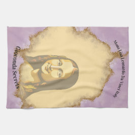 Elegant Mona Lisa Gioconda Leonardo Da Vinci Art Theedoek