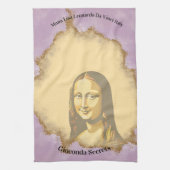Elegant Mona Lisa Gioconda Leonardo Da Vinci Art Theedoek (Verticaal)