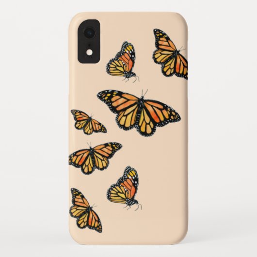 Elegant monarch butterflies natuur Case-Mate iPhone case (Achterkant)
